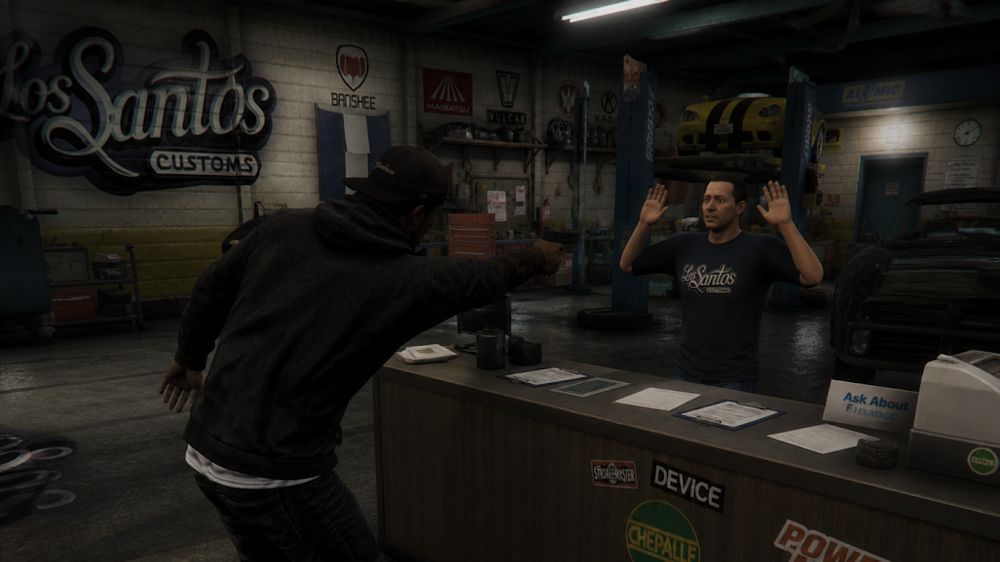 Braquage d'entreprise - Braqueurs min. 6 · otages max. 5 · limite 1/semaine.
